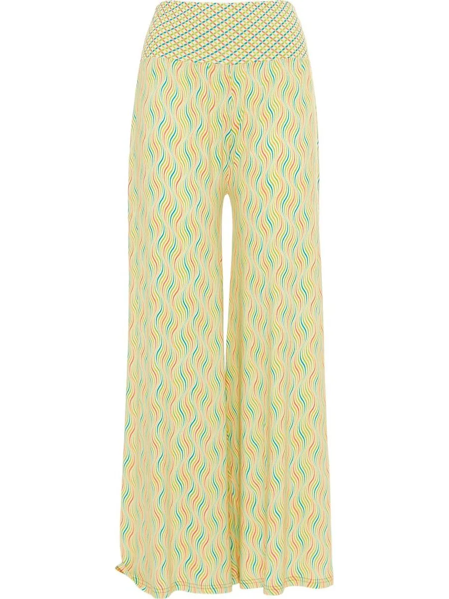 S24P06 - Pantalone palazzo Heliconia Sky Baba Design