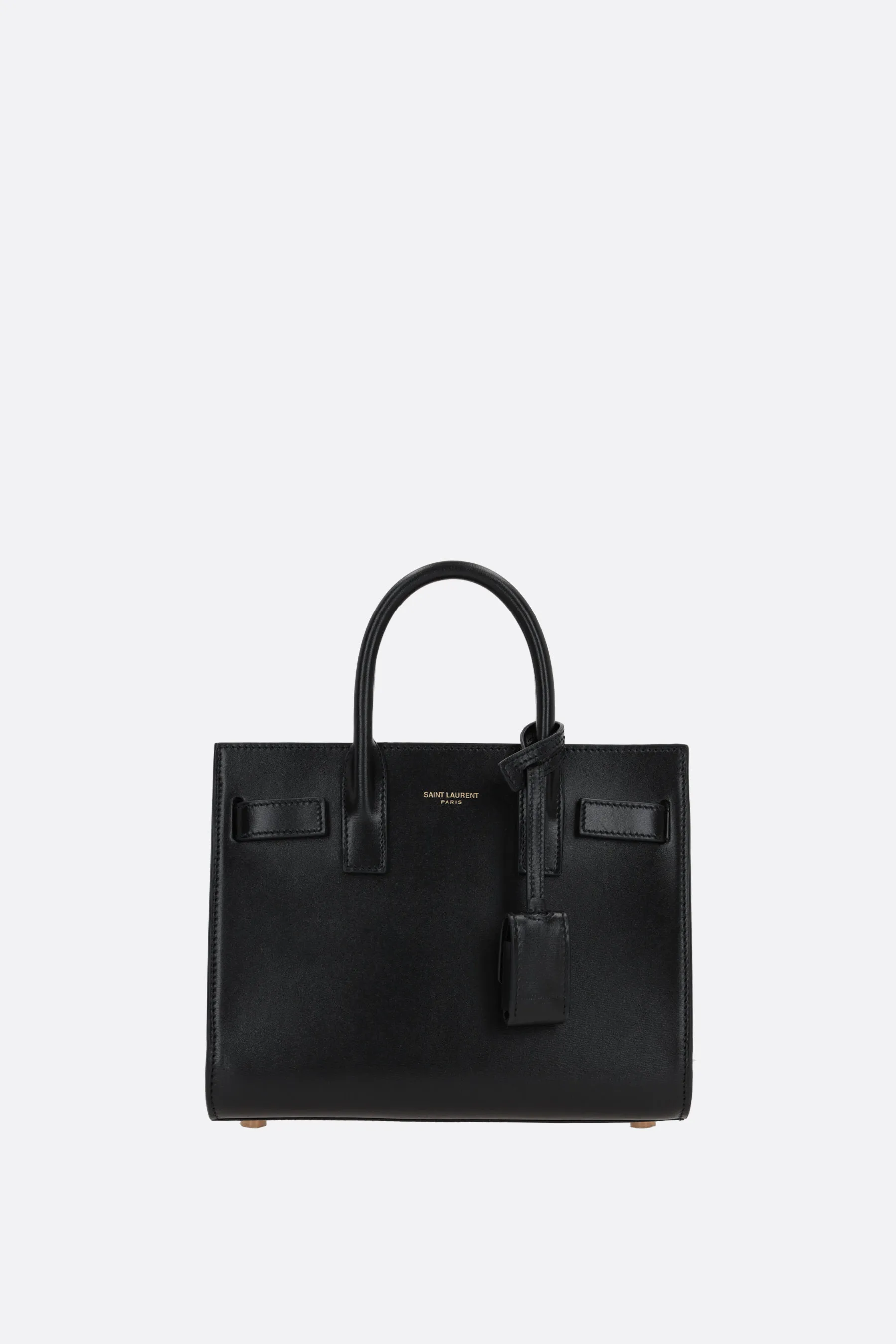 SAINT LAURENT borsa a mano Sac de Jour nano in pelle lucida