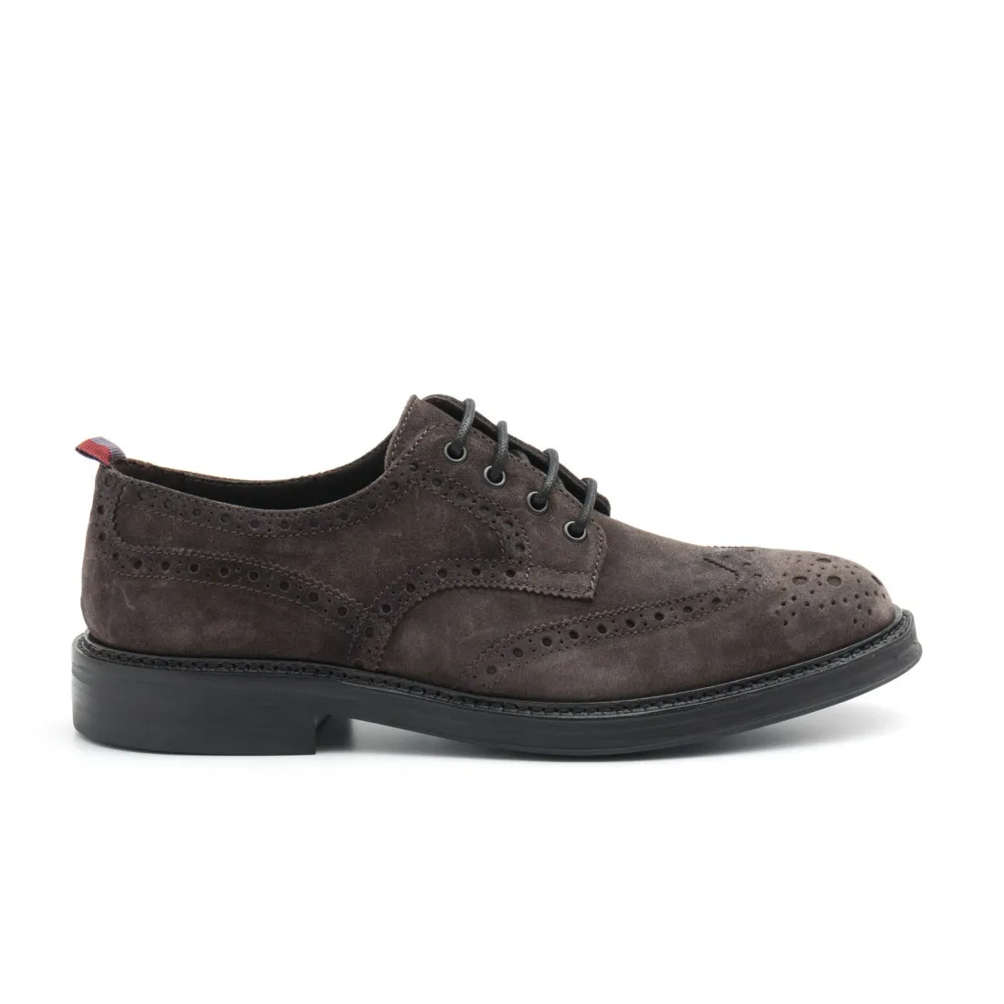 Scarpa derby Marco Ferretti in camoscio grigio