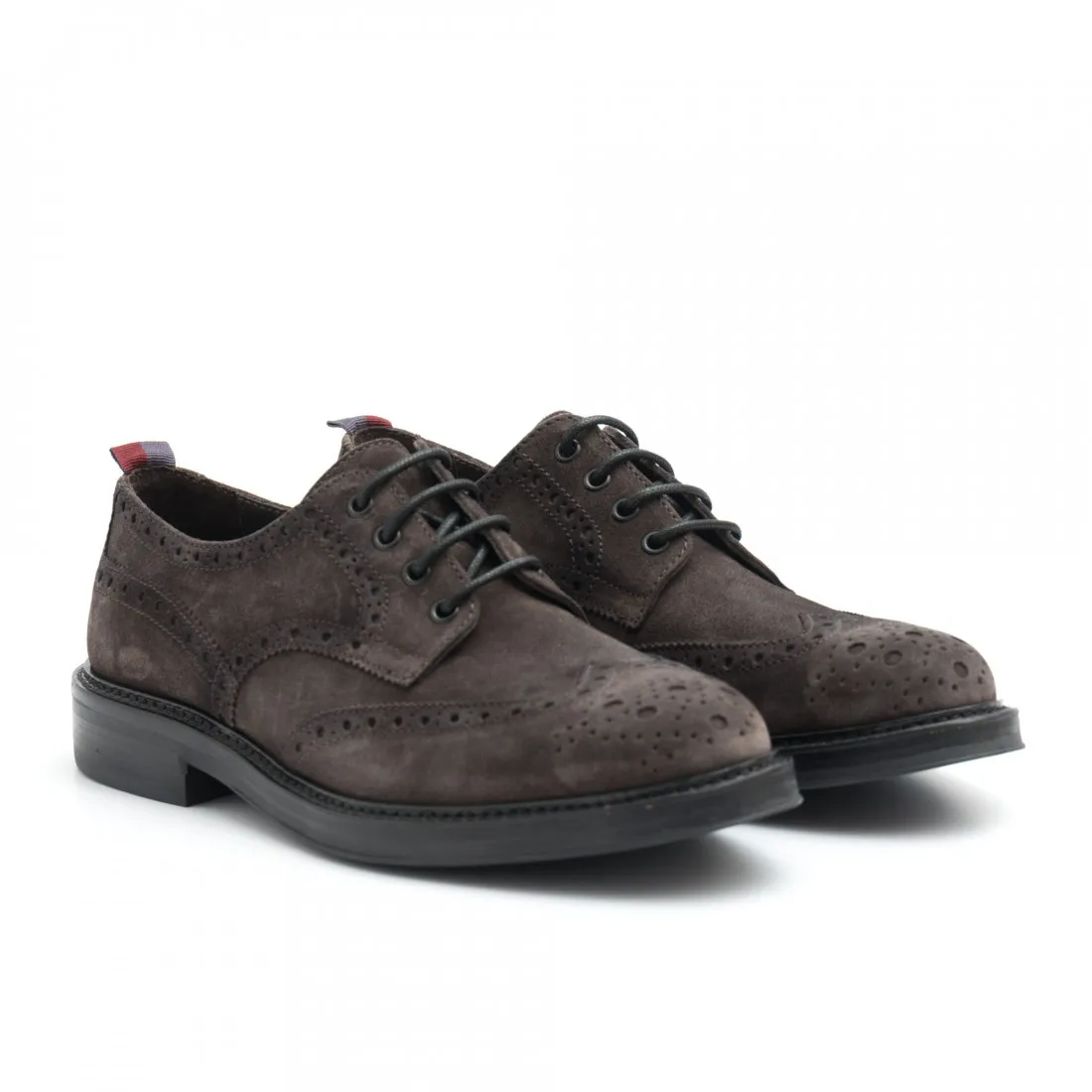 Scarpa derby Marco Ferretti in camoscio grigio