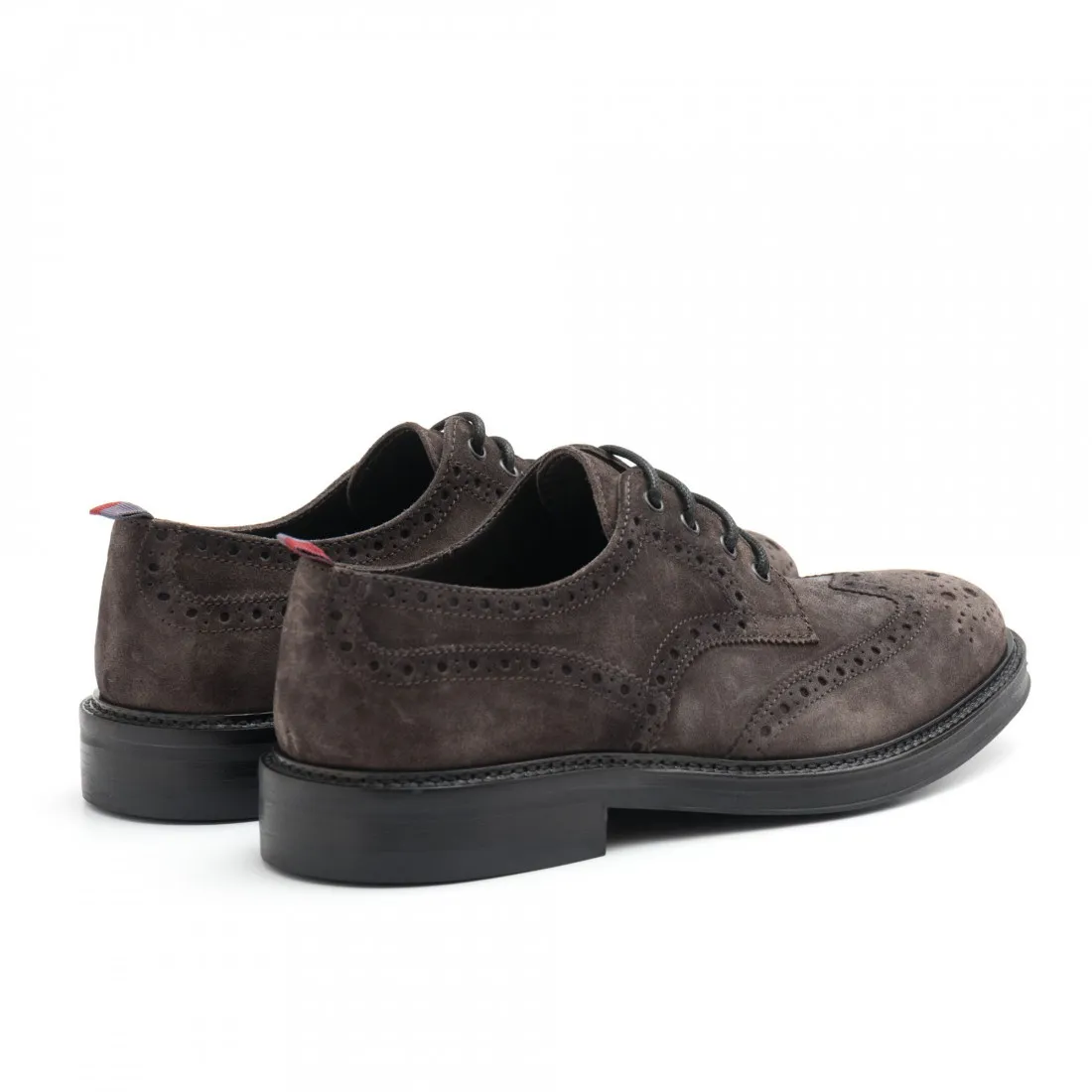 Scarpa derby Marco Ferretti in camoscio grigio