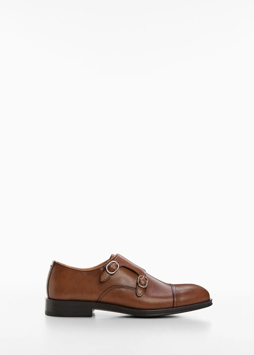 Scarpa monk fibbie pelle