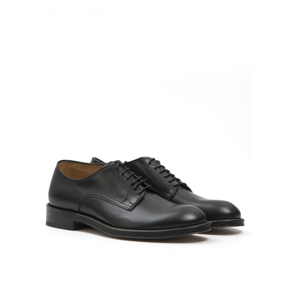 Scarpa stringata derby Seboy's in pelle nera