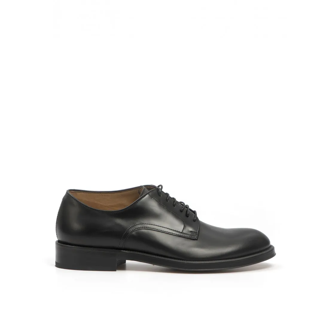 Scarpa stringata derby Seboy's in pelle nera