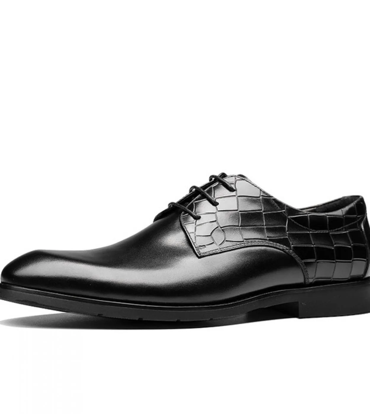 Scarpe derby in pelle casual da uomo Nuovo stile Scarpe da lavoro in vera pelle di lusso fatte a mano di qualità bordeaux F