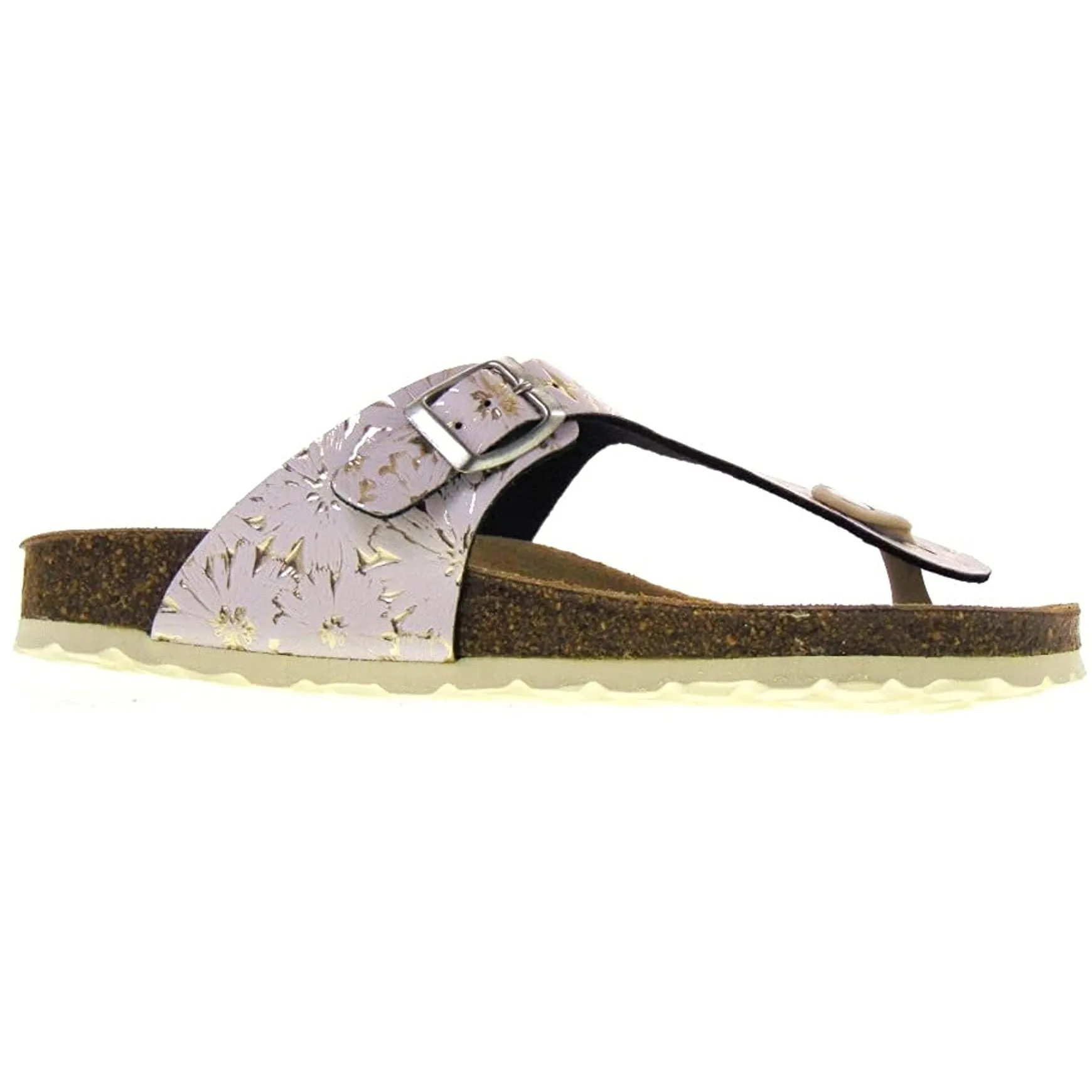 Scarpe donna RIPOSELLA art. 29205 infradito con fibbia laterale in platino rosa