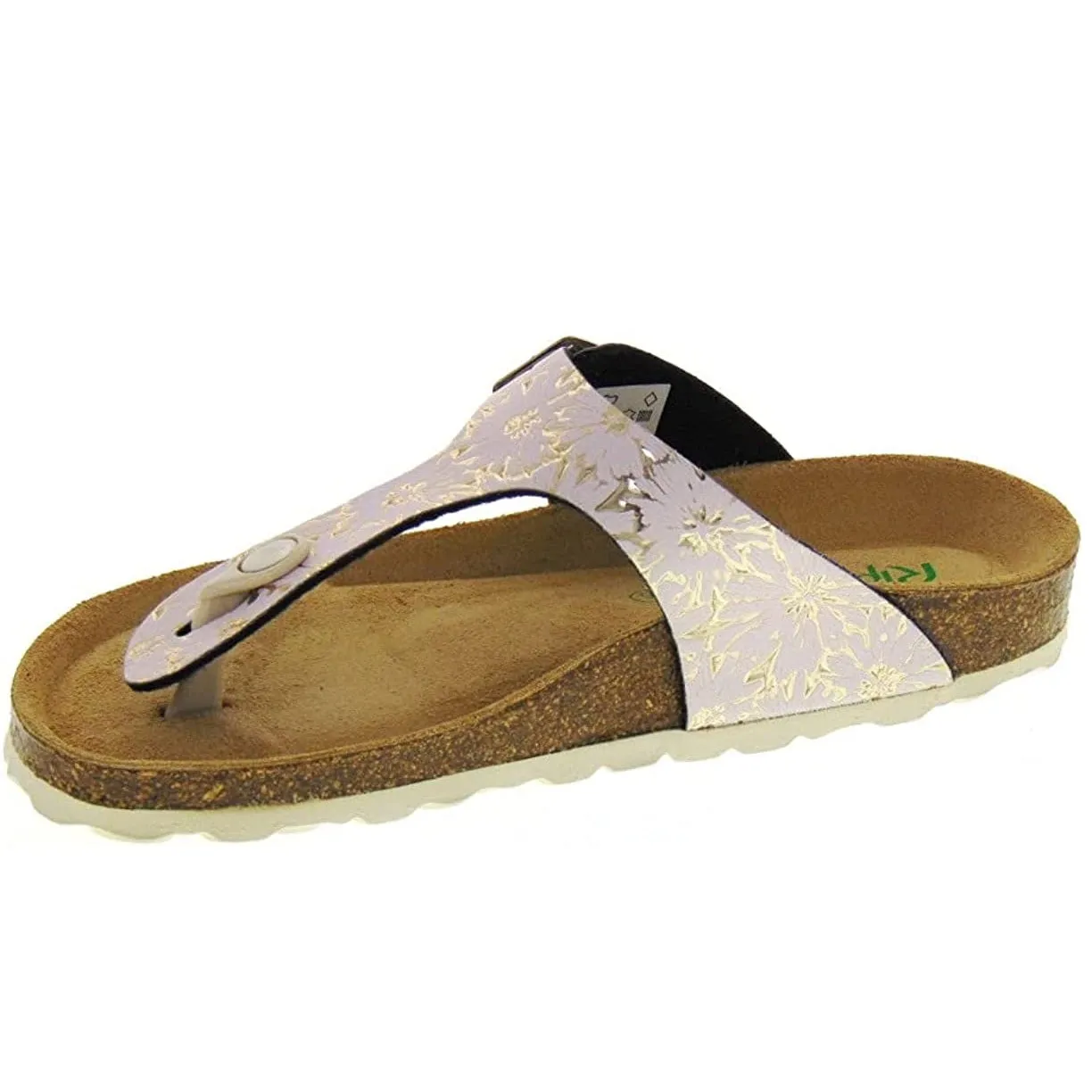 Scarpe donna RIPOSELLA art. 29205 infradito con fibbia laterale in platino rosa