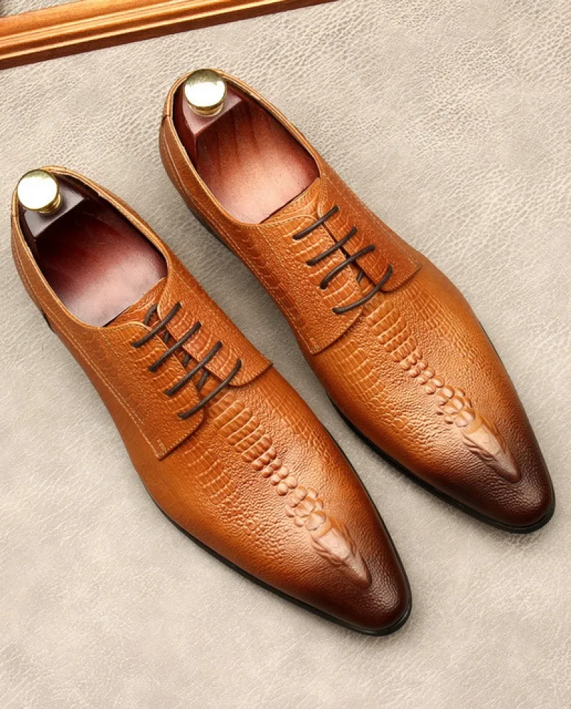 Scarpe eleganti in vera pelle da uomo Scarpe oxford da vino rosso nere Occasioni di matrimonio con lacci per occasioni formali i
