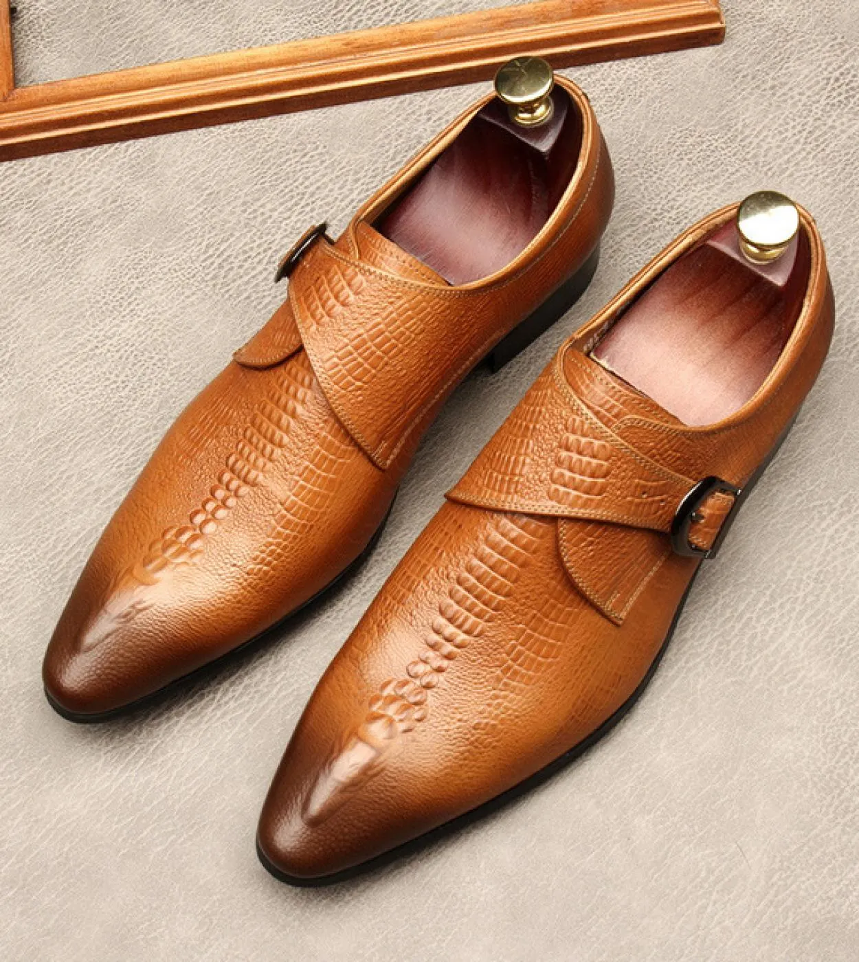 Scarpe Oxford da uomo italiane di lusso da sposa in vera pelle modello coccodrillo fatte a mano scarpe eleganti nere piatte moca