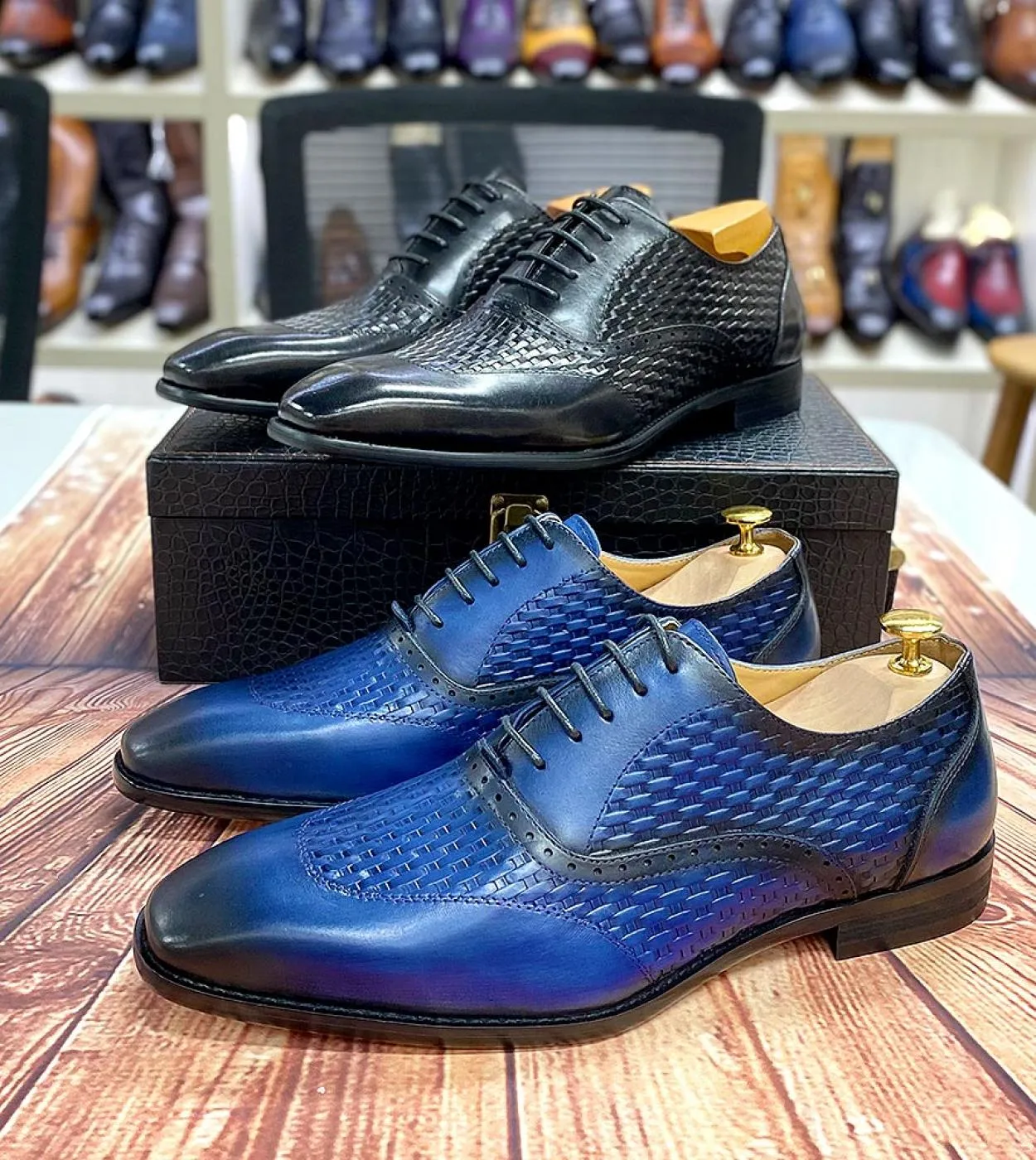 Scarpe oxford da uomo italiane di lusso in vera pelle di mucca, scarpe eleganti da cerimonia per ufficio, da cerimonia, da cerim