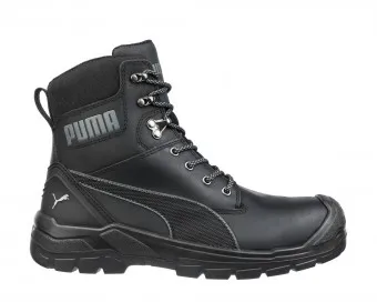 Scarponcini antinfortunistici S3 Puma Safety da Uomo tg. 40, col. Nero, resistenti all'acqua, con puntale di sicurezza