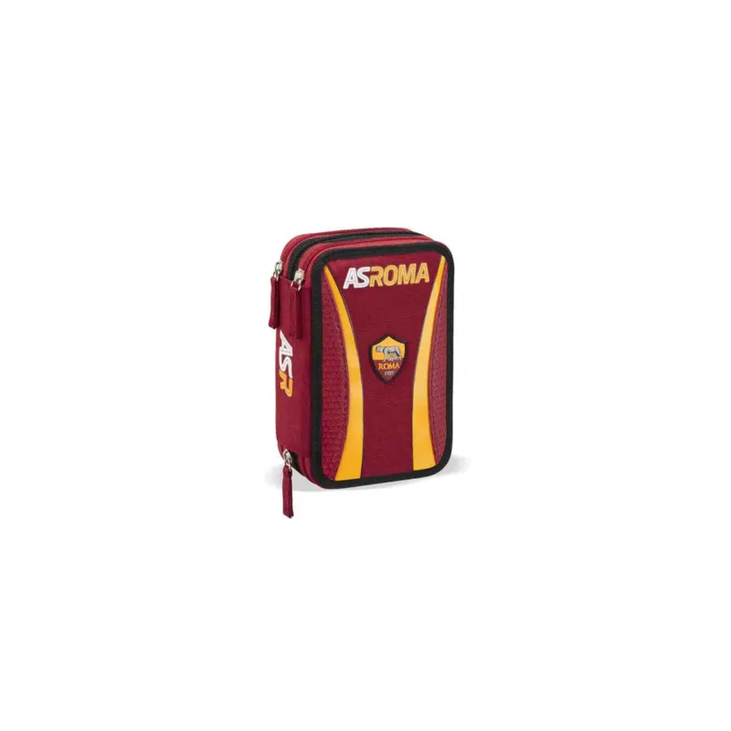 SCHOOL PACK AS ROMA ZAINO ORGANIZZATO 42X34X22CM +ASTUCCIO 3ZIP 41 PZ PENNA CANC.FRIXION+COLO.GIOTTO.PANINI SCUOLA ITALY