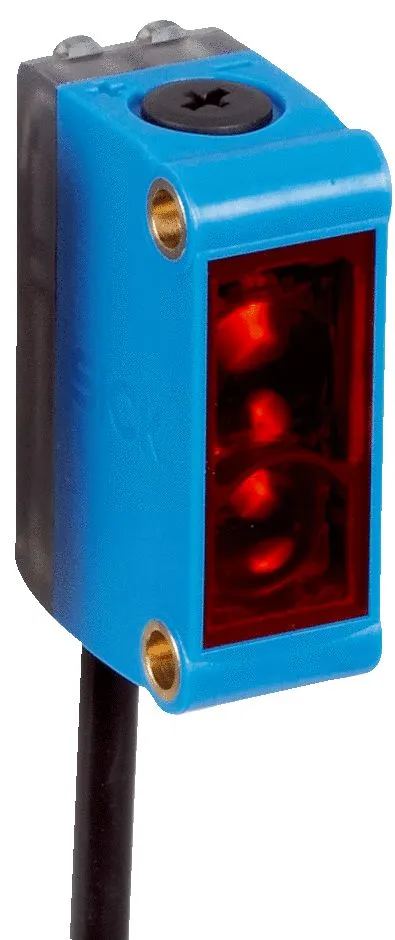 Sensore fotoelettrico Rettangolare SICK, a soppressione di sfondo, rilevamento 5 mm → 250 mm, uscita NPN
