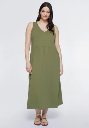 SENZA MANICHE - Vestito di maglina