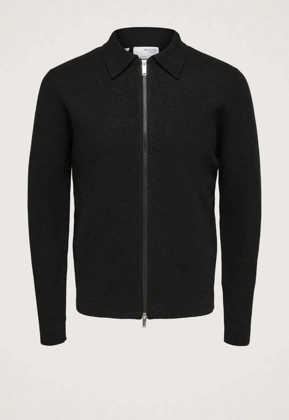 Shirt with FullZip Selected / Black