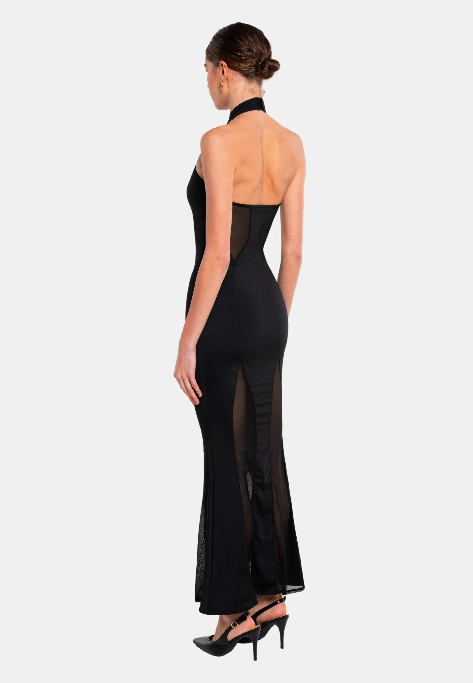 SIERRA HALTER NECK - Vestito lungo