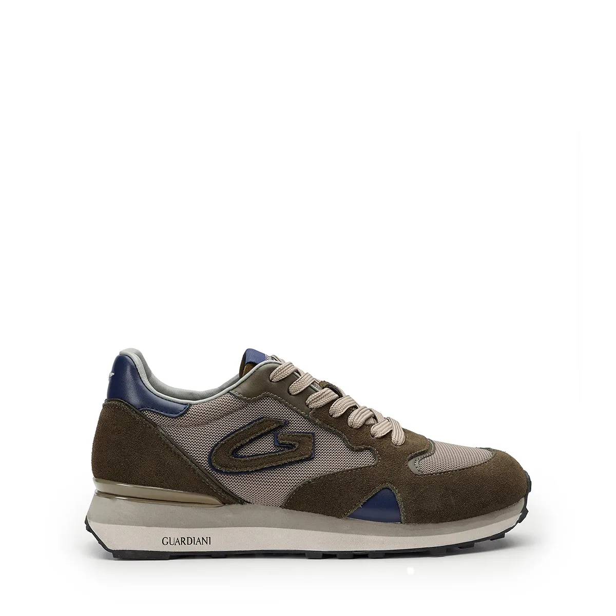   Sneakers Uomo in camoscio e tessuto GUARDIANI AGM317701