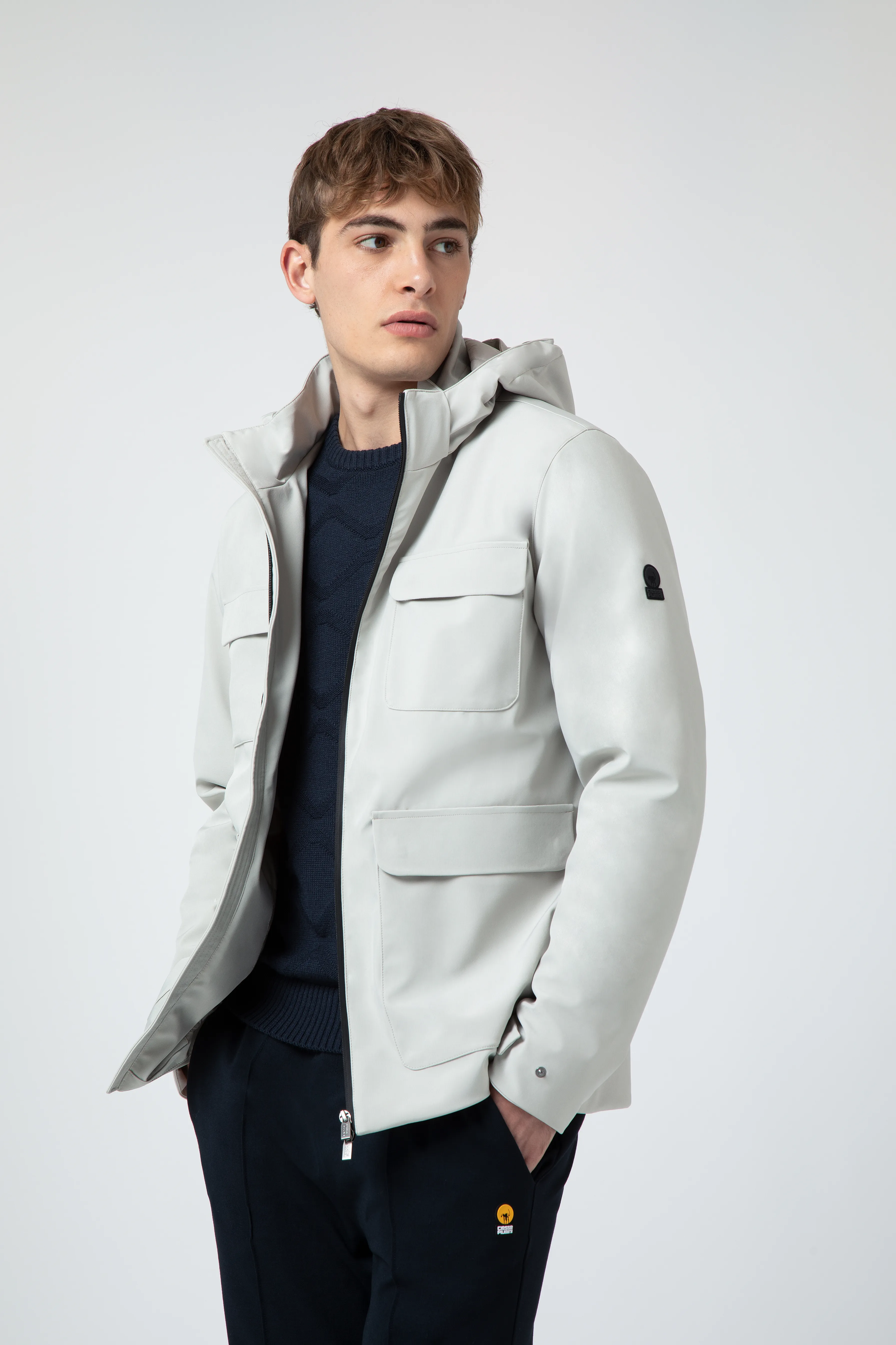 SOHAR – Beige jacket in softshell