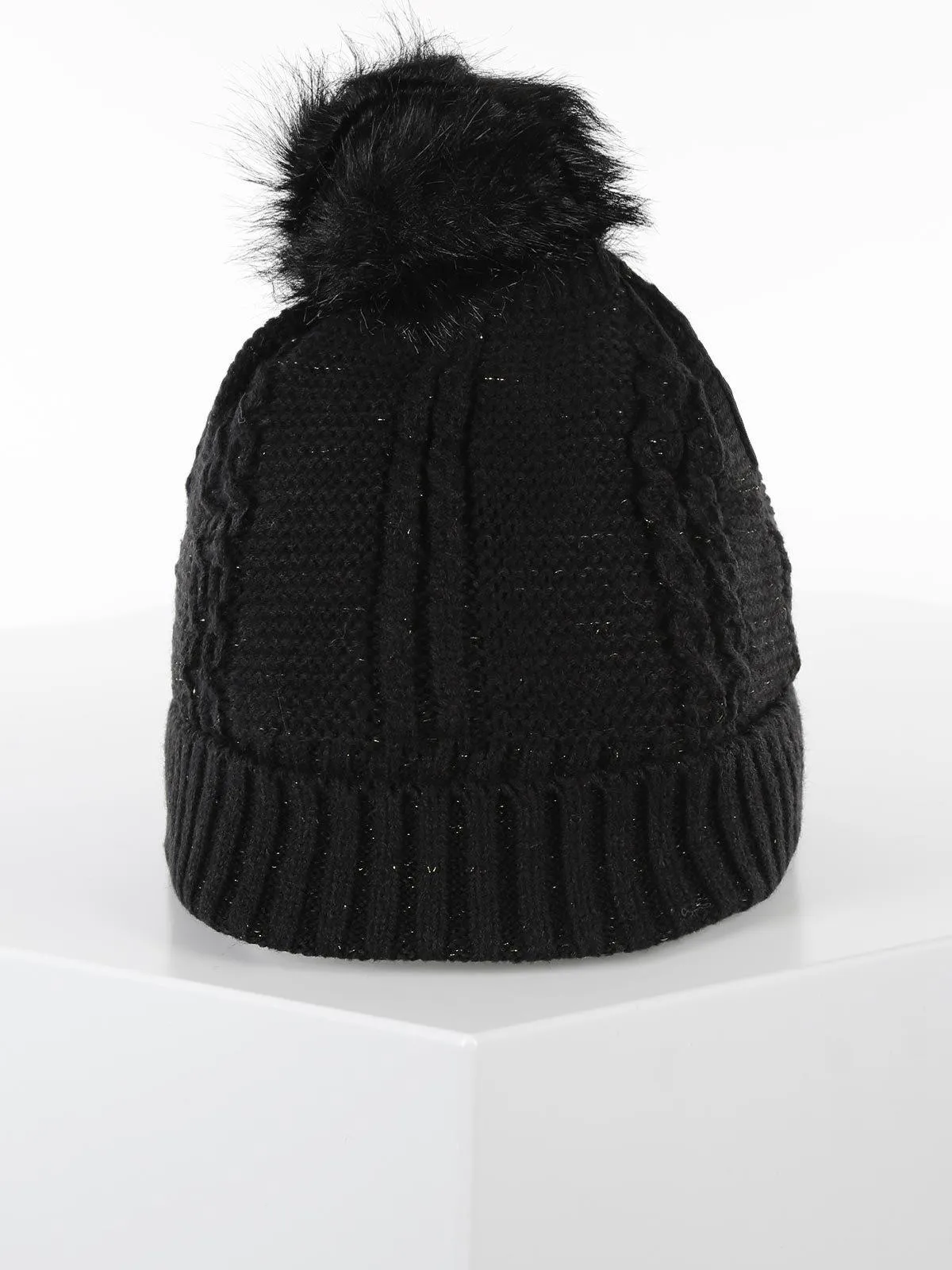 Solada Bonnet tricoté à pompon