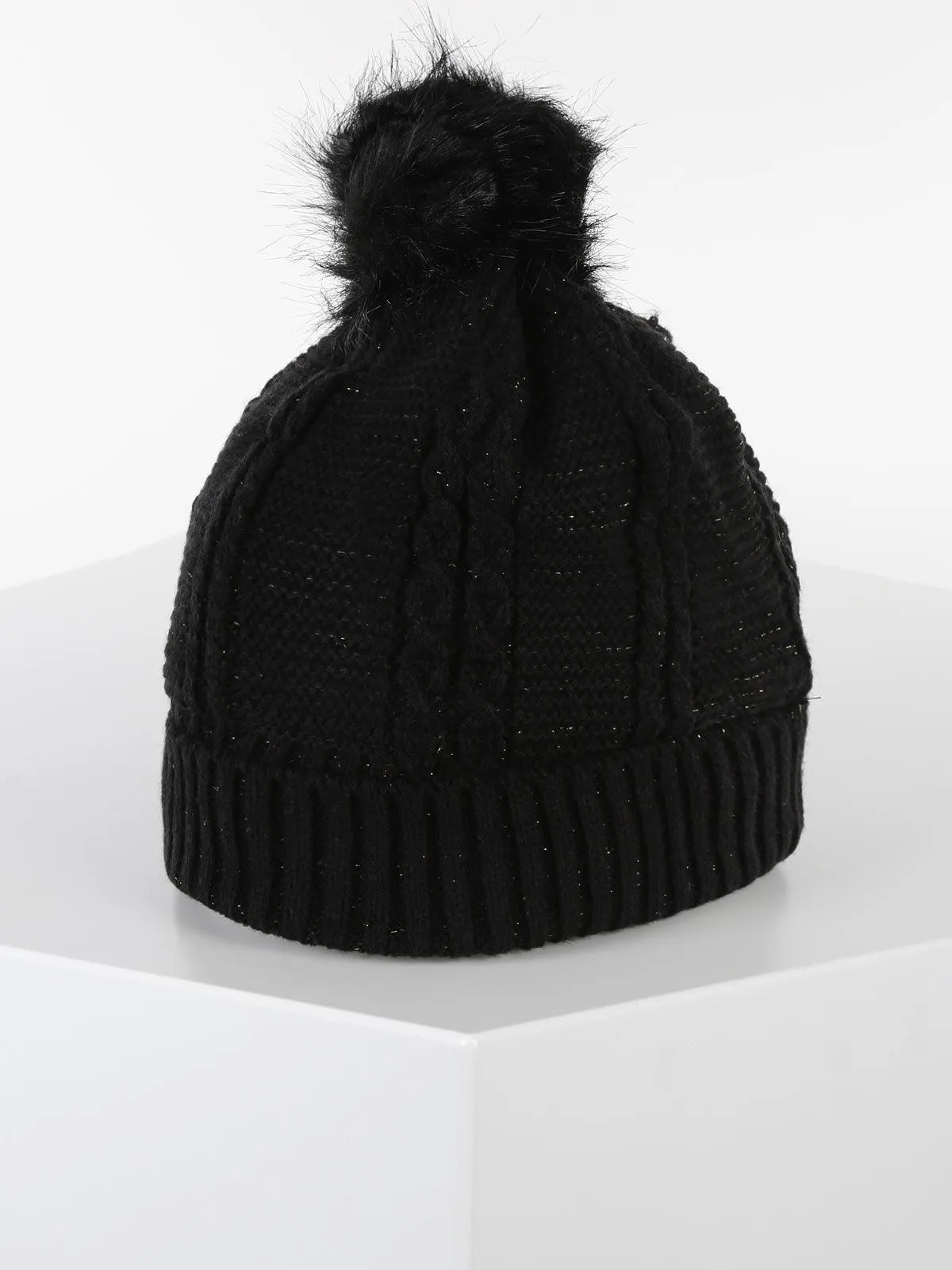 Solada Bonnet tricoté à pompon