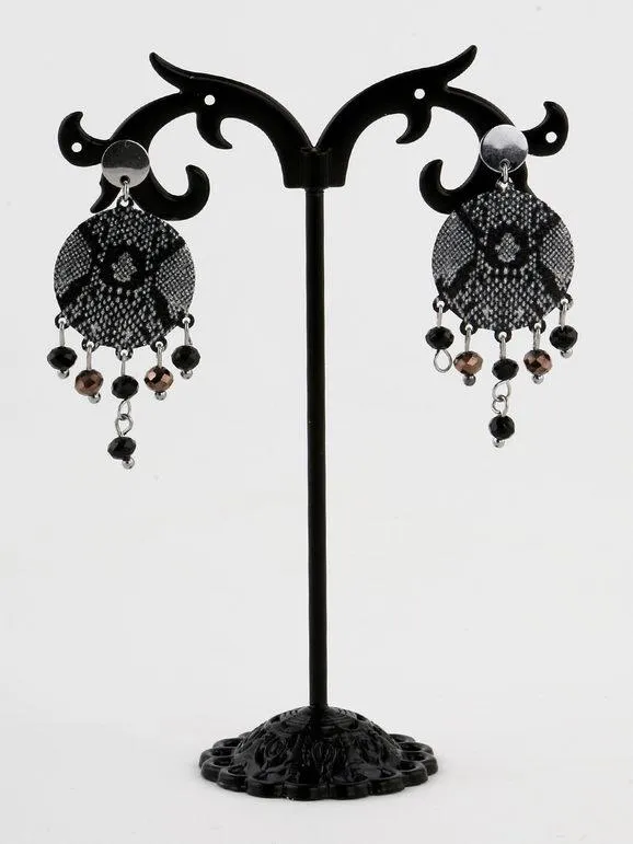 Solada Boucles d'oreilles avec pendentifs et perles