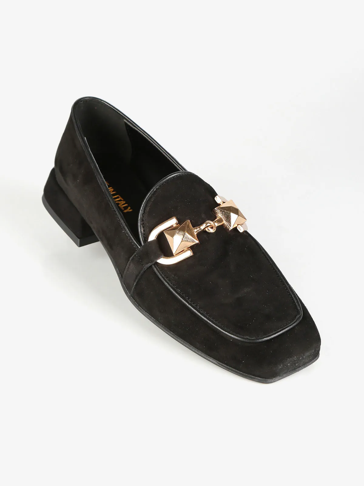Solada Mocassins femme en cuir avec boucle