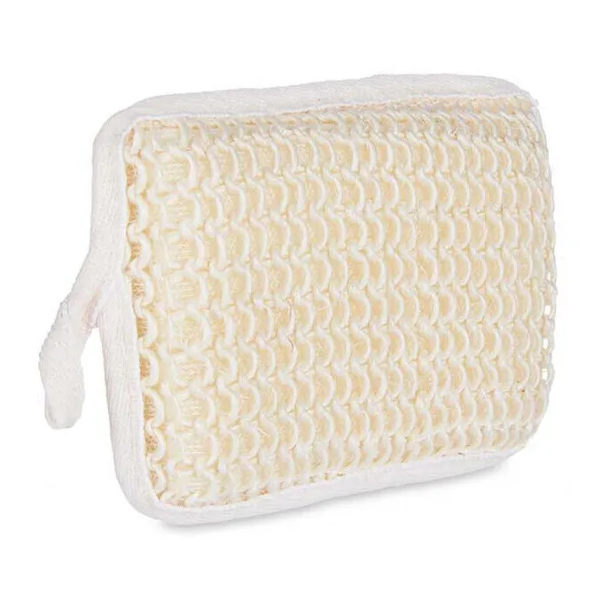 Spugna da bagno naturale a treccia fine