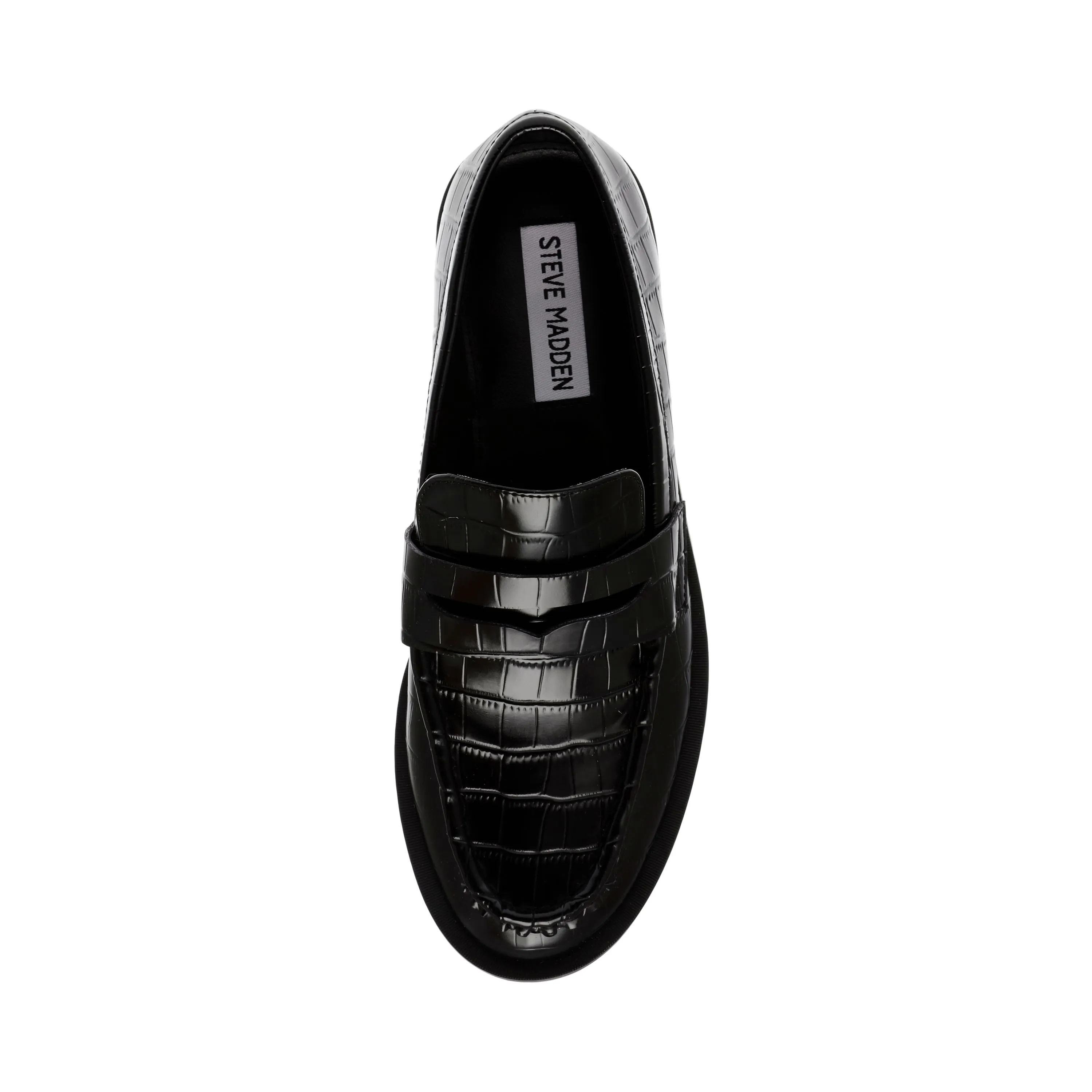 Steve Madden Harlem Black Croco - Scarpe Donna Nere    