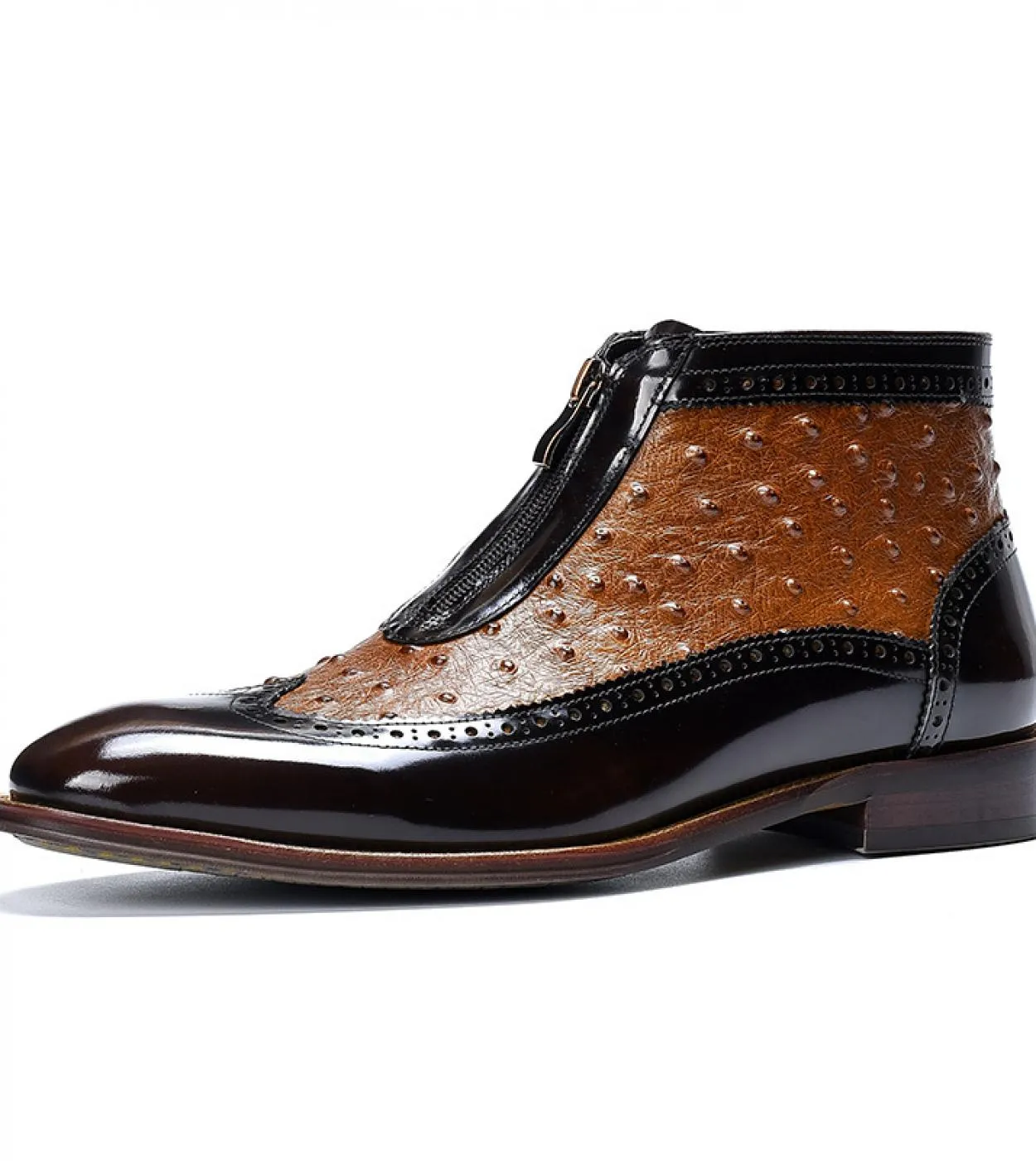 Stivaletti Chelsea per il tempo libero da uomo in vera pelle di lusso 2023 scarpe eleganti da uomo con plateau modello coccodril