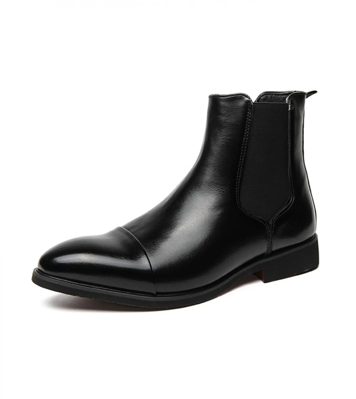 Stivaletti formali da uomo Business Casual da uomo di alta qualità Abito da ufficio Chelsea Stivali da uomo Slip On Oxfords Desi