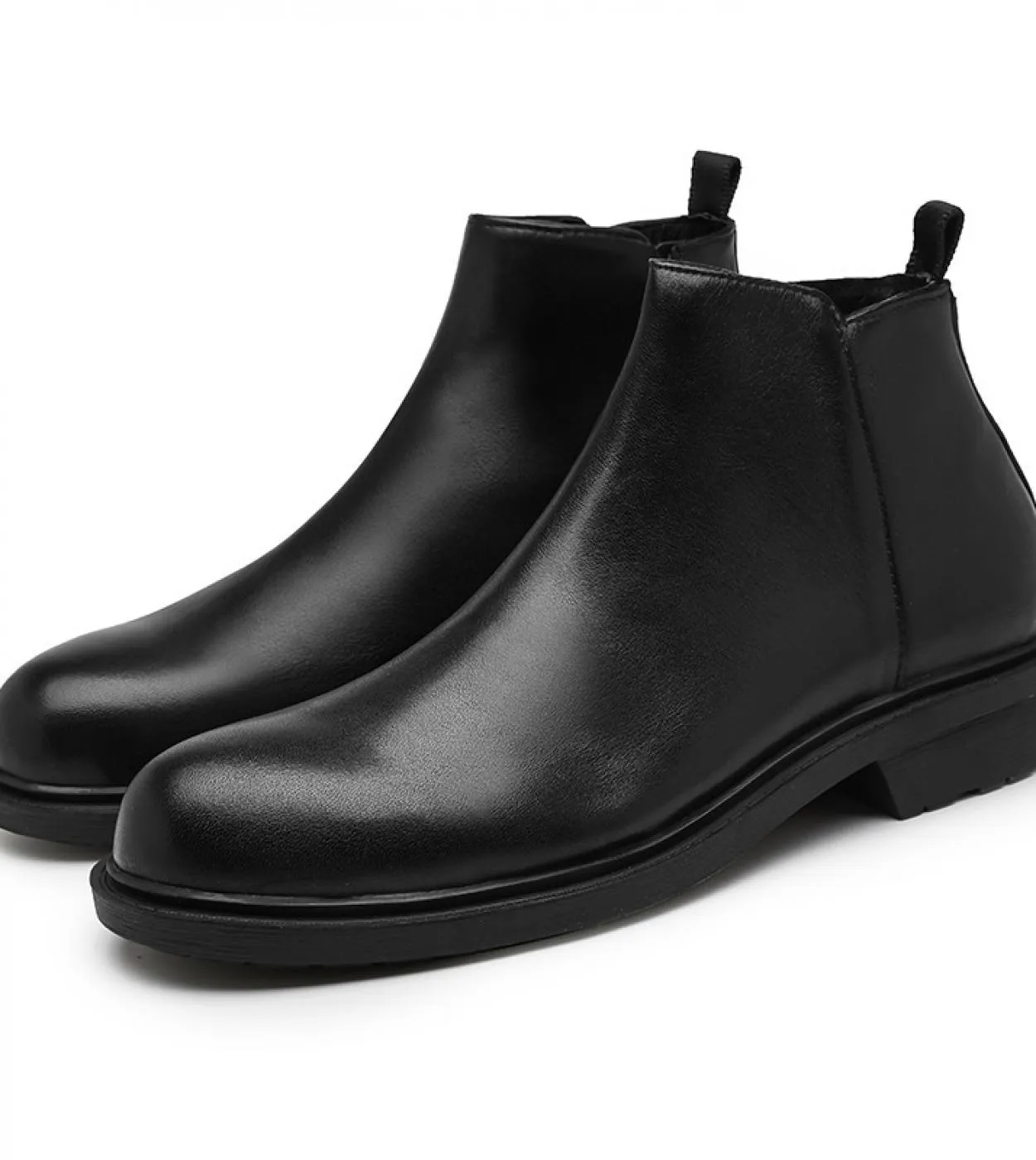 Stivali da uomo piatti di marca Stivaletti Chelsea alla caviglia fatti a mano in vera pelle di design britannico di tendenza di
