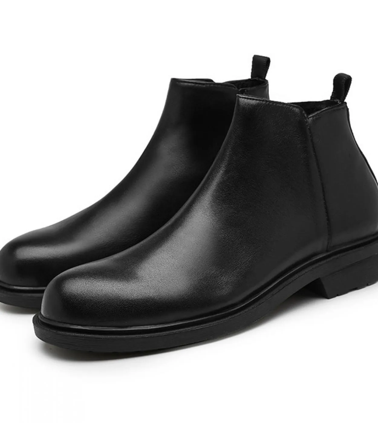 Stivali da uomo piatti di marca Stivaletti Chelsea alla caviglia fatti a mano in vera pelle di design britannico di tendenza di