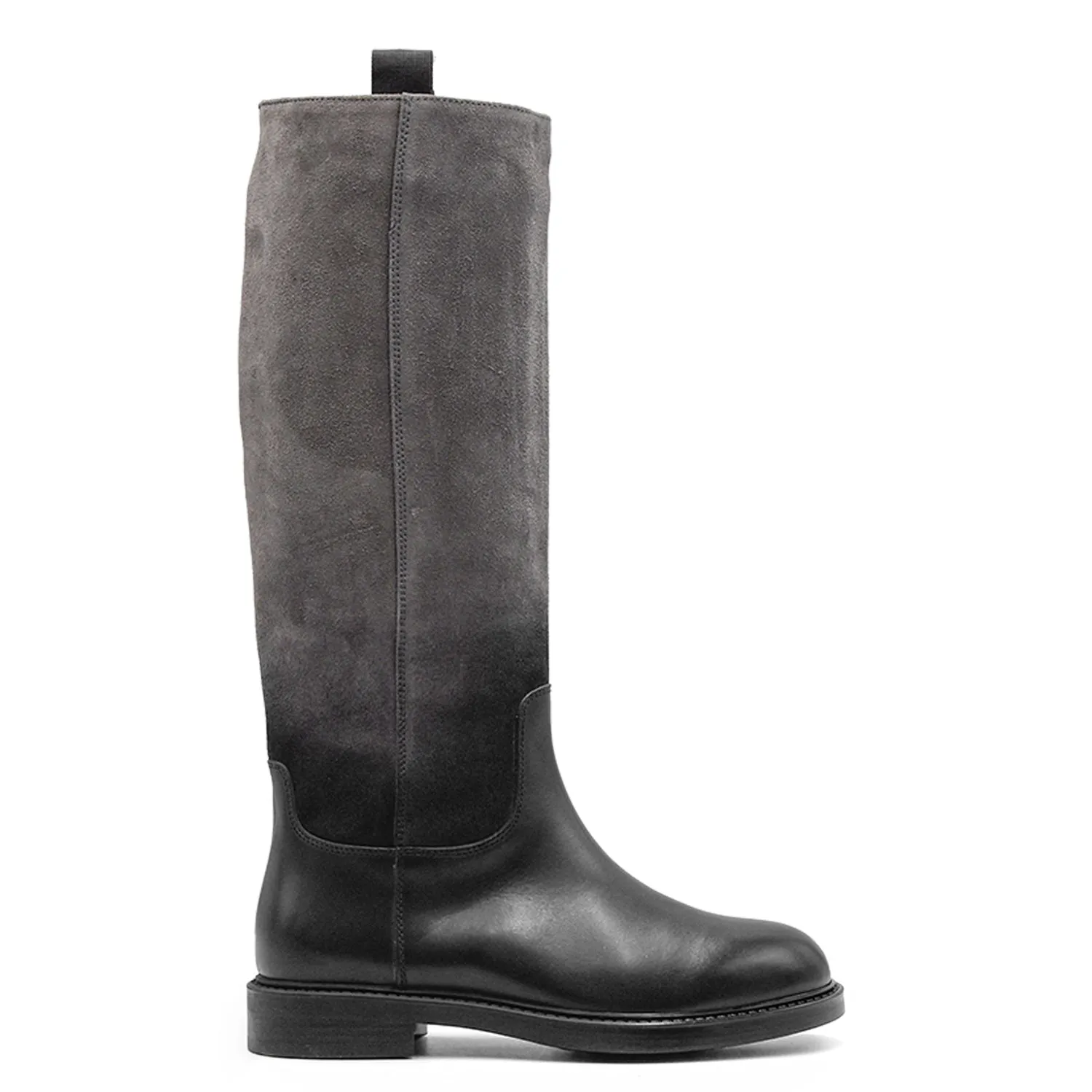 Stivali Donna Doucal's Nero Con Particolare Sfumatura Grigio