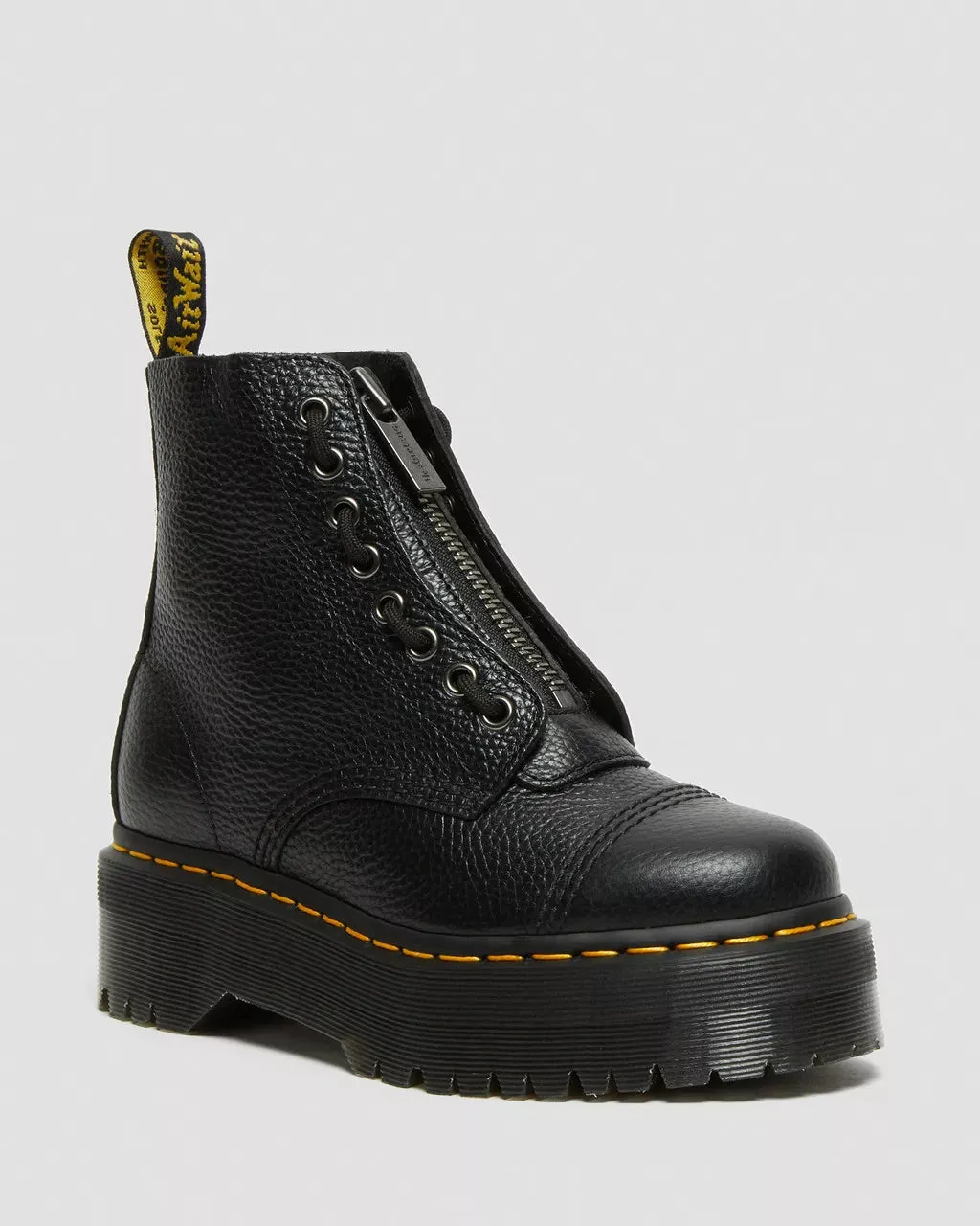 Stivali platform in nappa lavorata Sinclair DR MARTENS