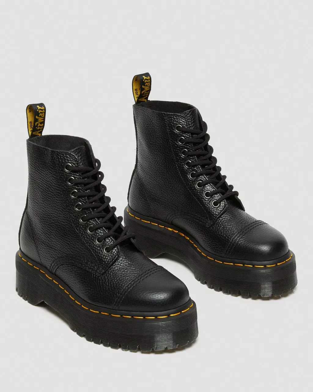 Stivali platform in nappa lavorata Sinclair DR MARTENS