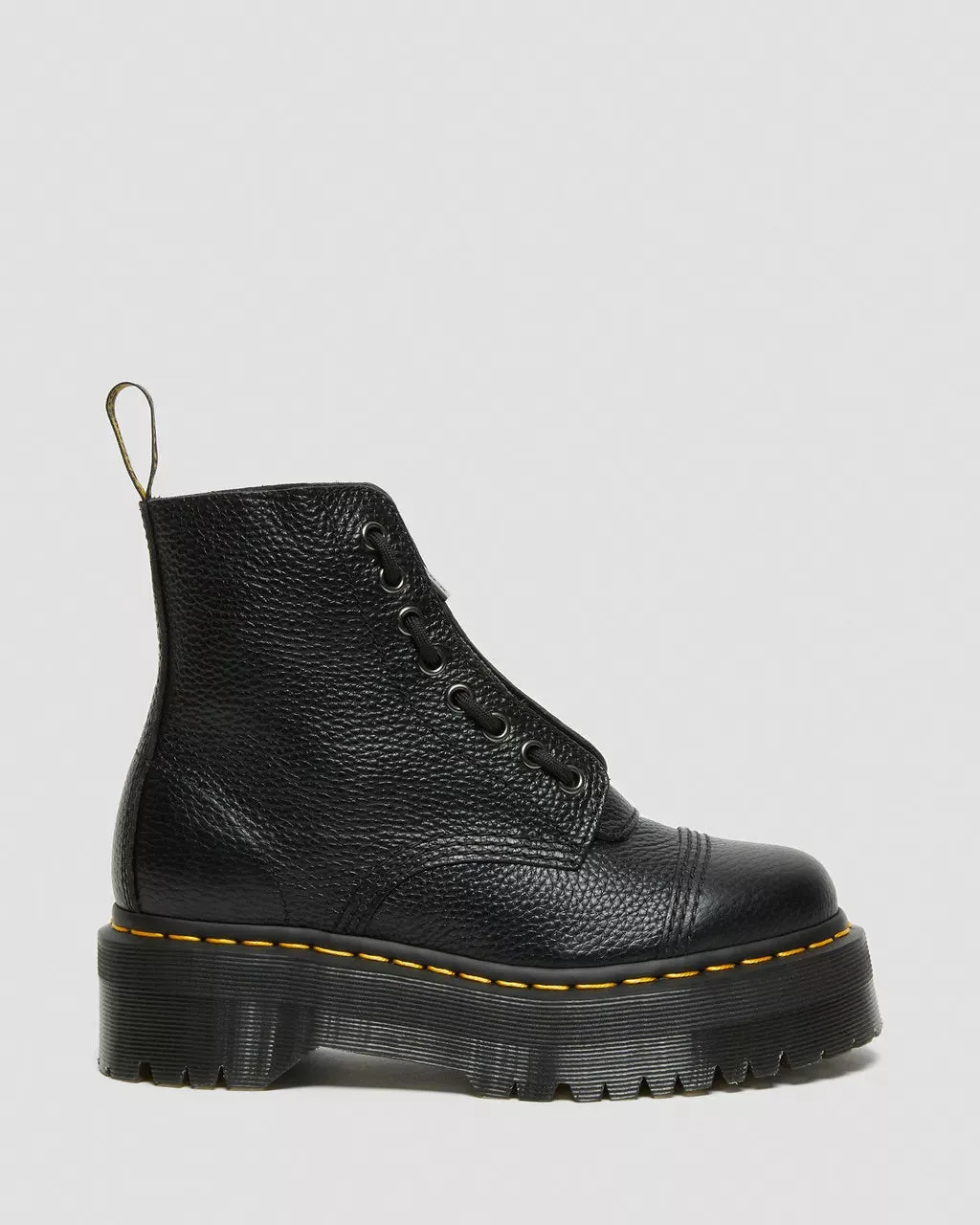 Stivali platform in nappa lavorata Sinclair DR MARTENS