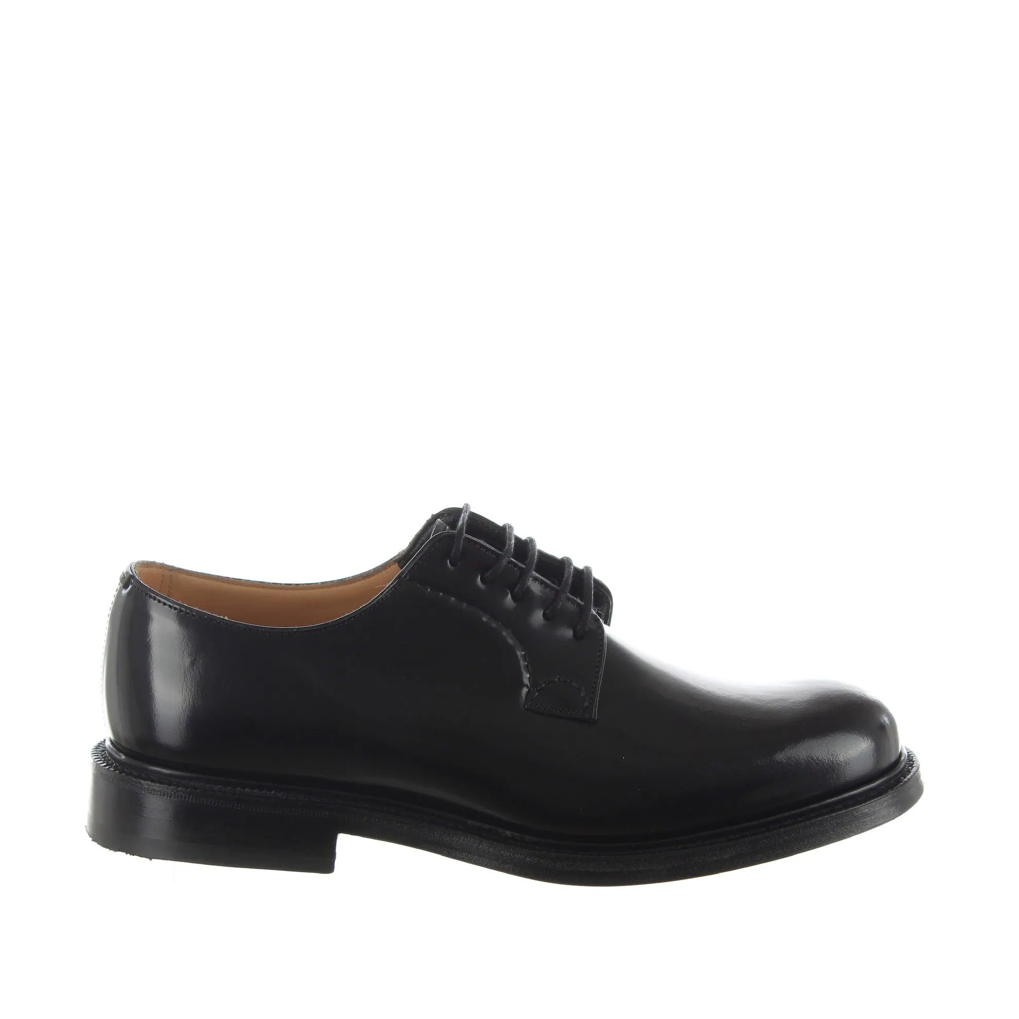 Stringata shannon derby in pelle di vitello