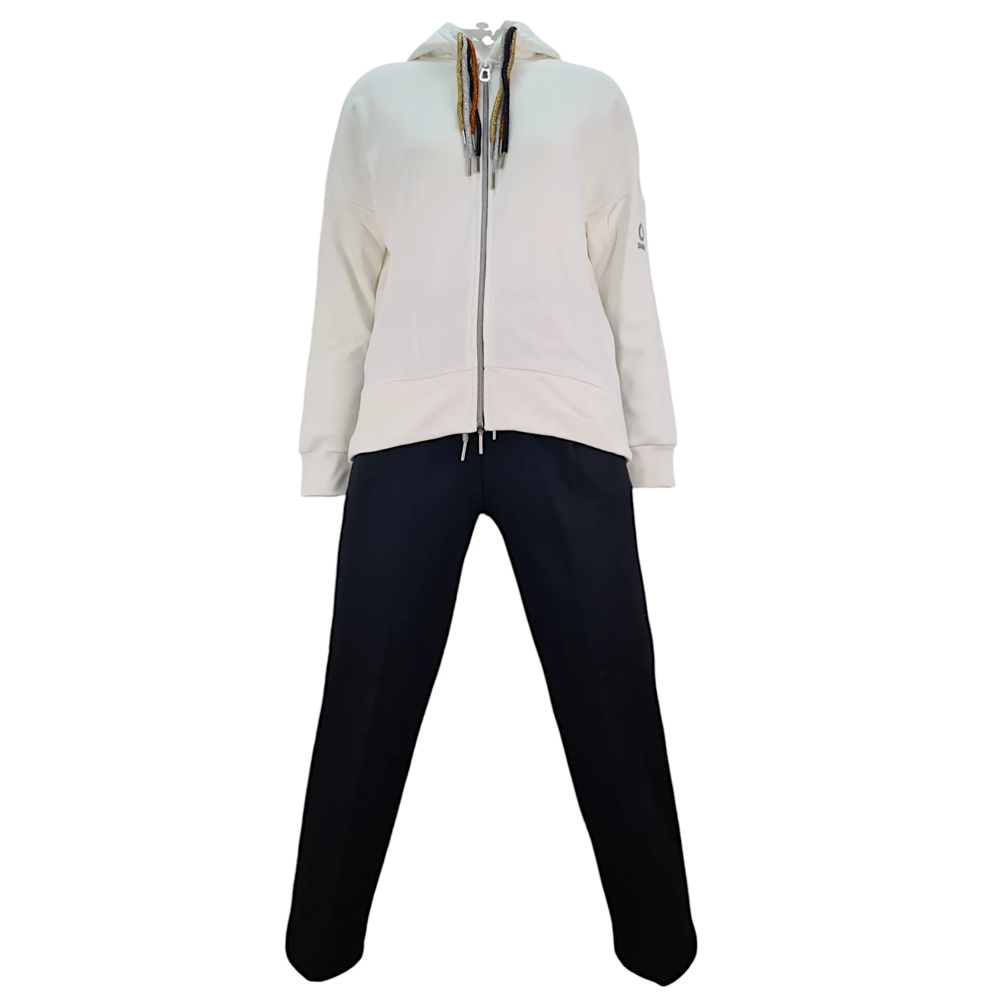 Suns Felpa full zip con cappuccio Dory donna