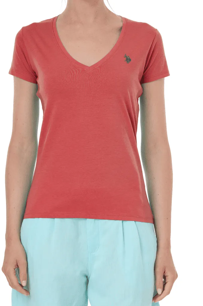 T-SHIRT A MANICA CORTA DA DONNA US POLO BELL 51520 EH03 67334 351