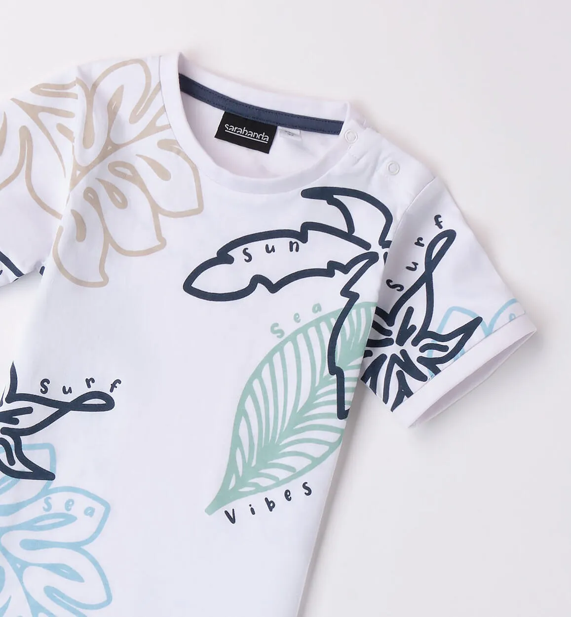 T-shirt bambino in 100% cotone