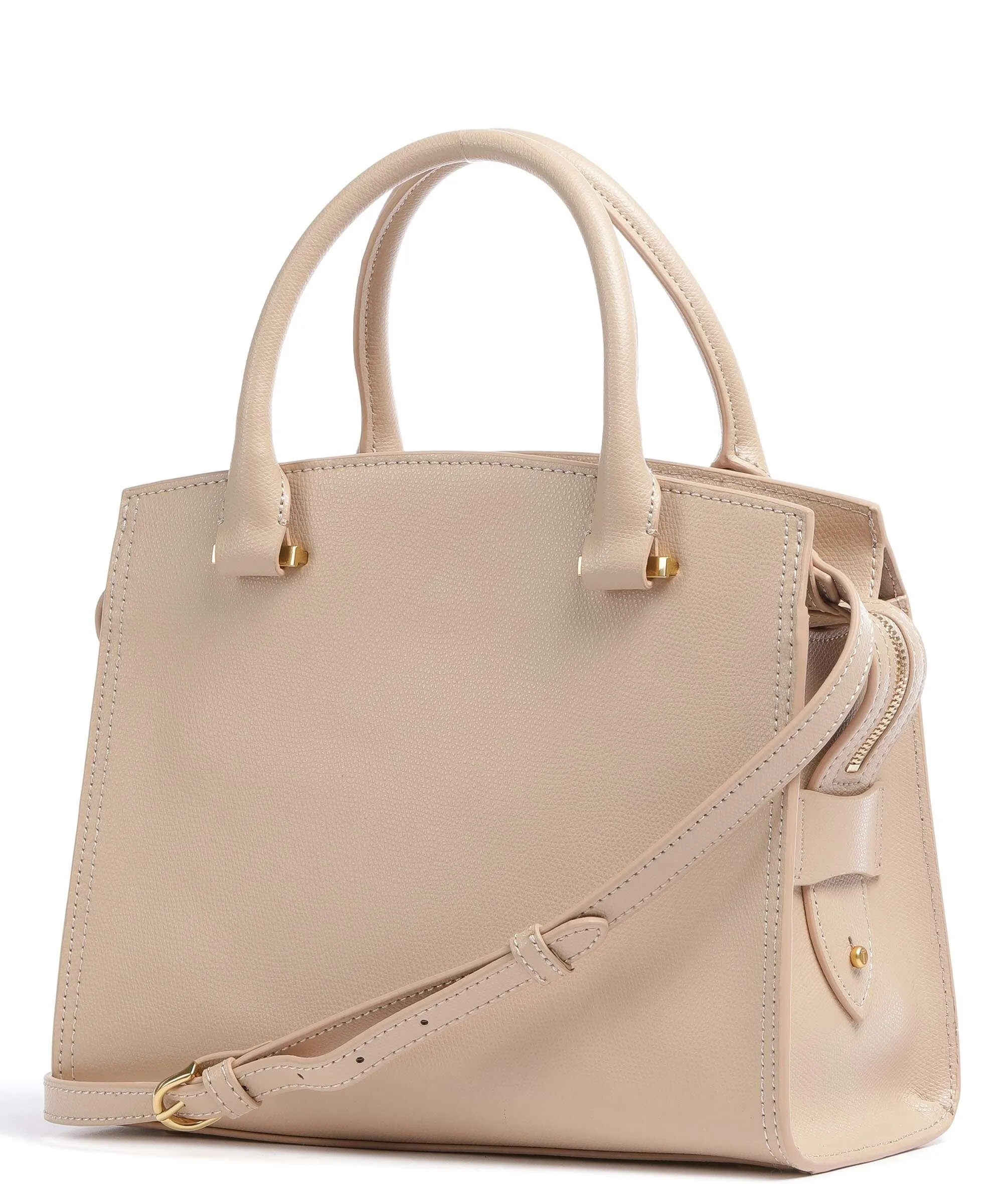  Ted Baker Crinkon Borsa a mano pelle di vacchetta saffiano beige  