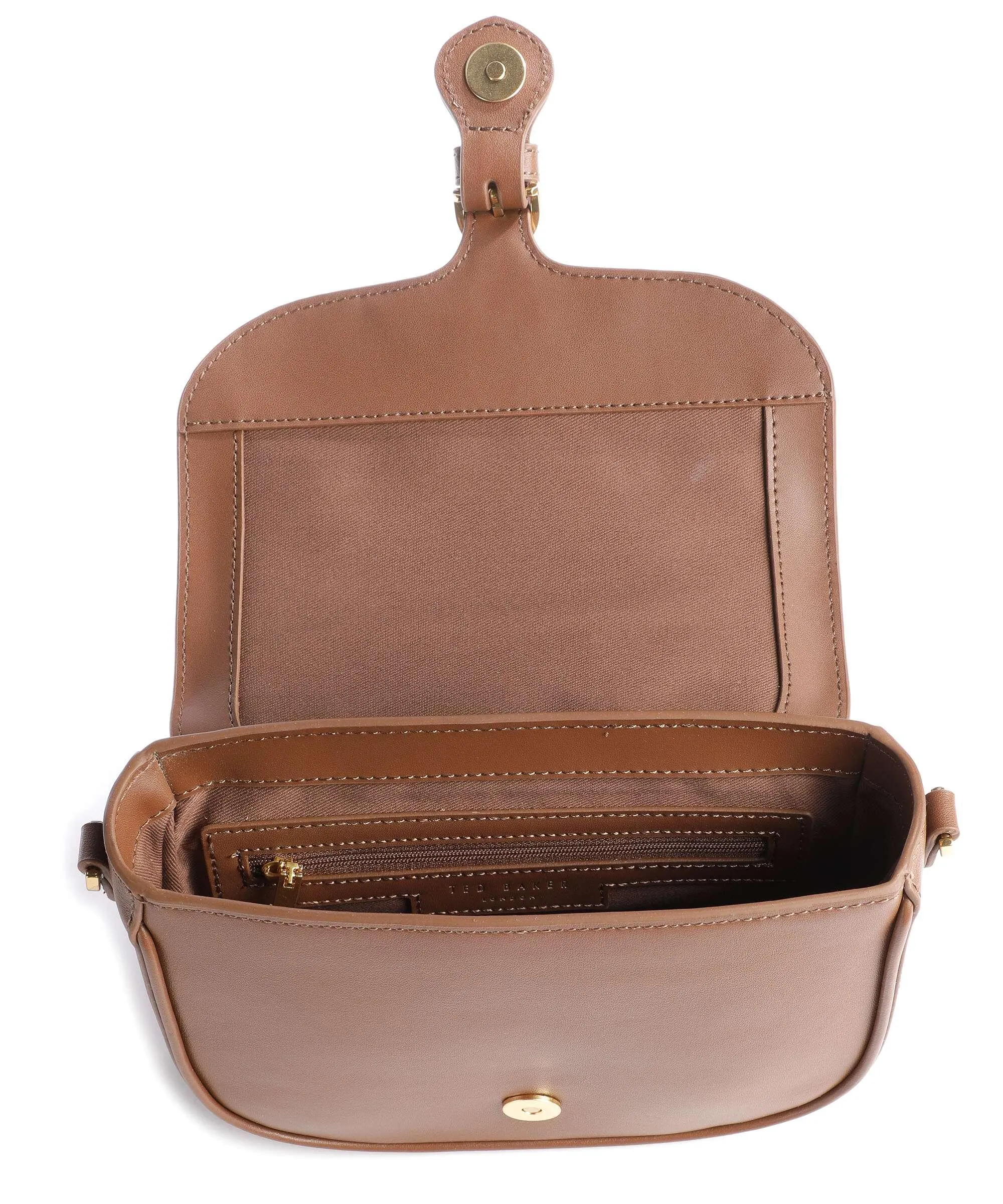  Ted Baker Esia Borsa a tracolla pelle a grana fine marrone  