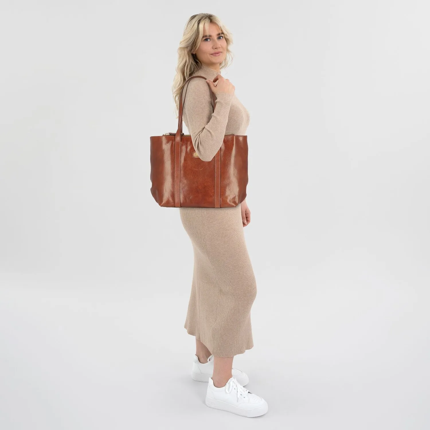 The Bridge Story Donna Shopper Borsa in pelle 30 cm