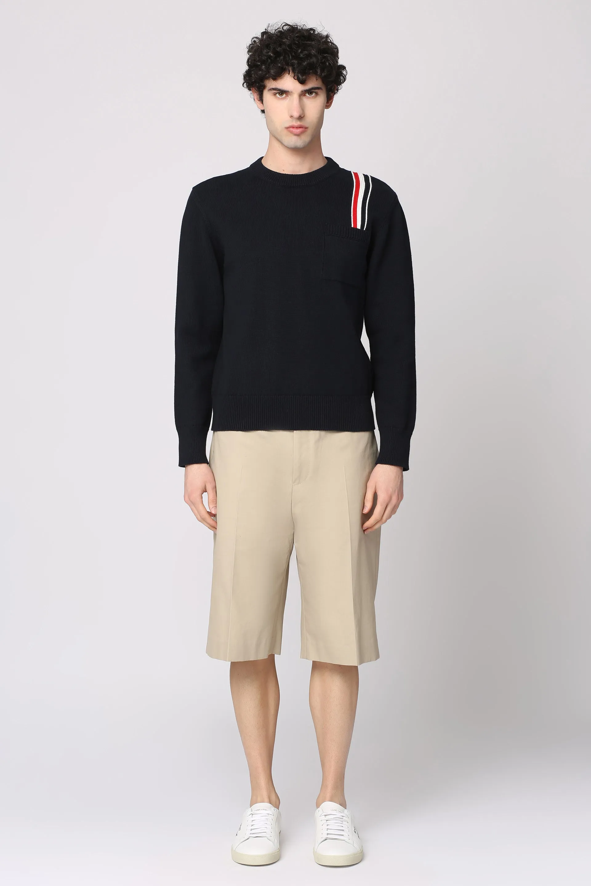 Thom Browne Maglione girocollo in cotone