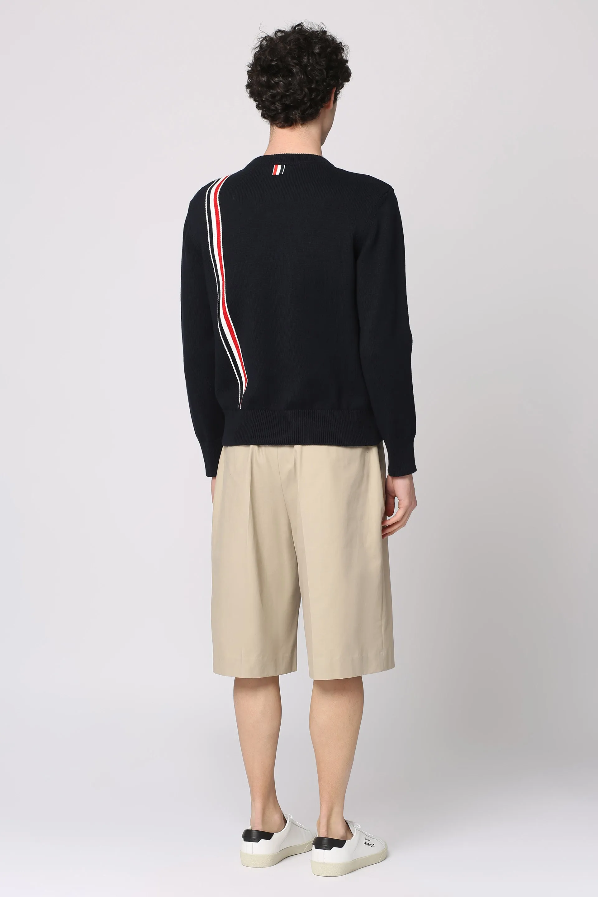 Thom Browne Maglione girocollo in cotone
