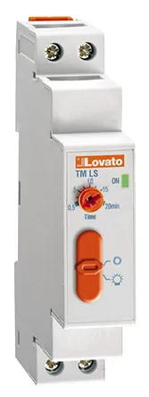 Timer Relay Lovato, intervallo 0.5 → 20min, 1 poli, SPST, Guida DIN