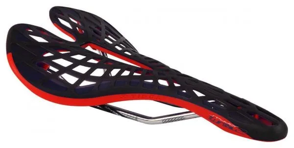 Tioga Spyder TwinTail 2 Steel CrMo Saddle Black/Red