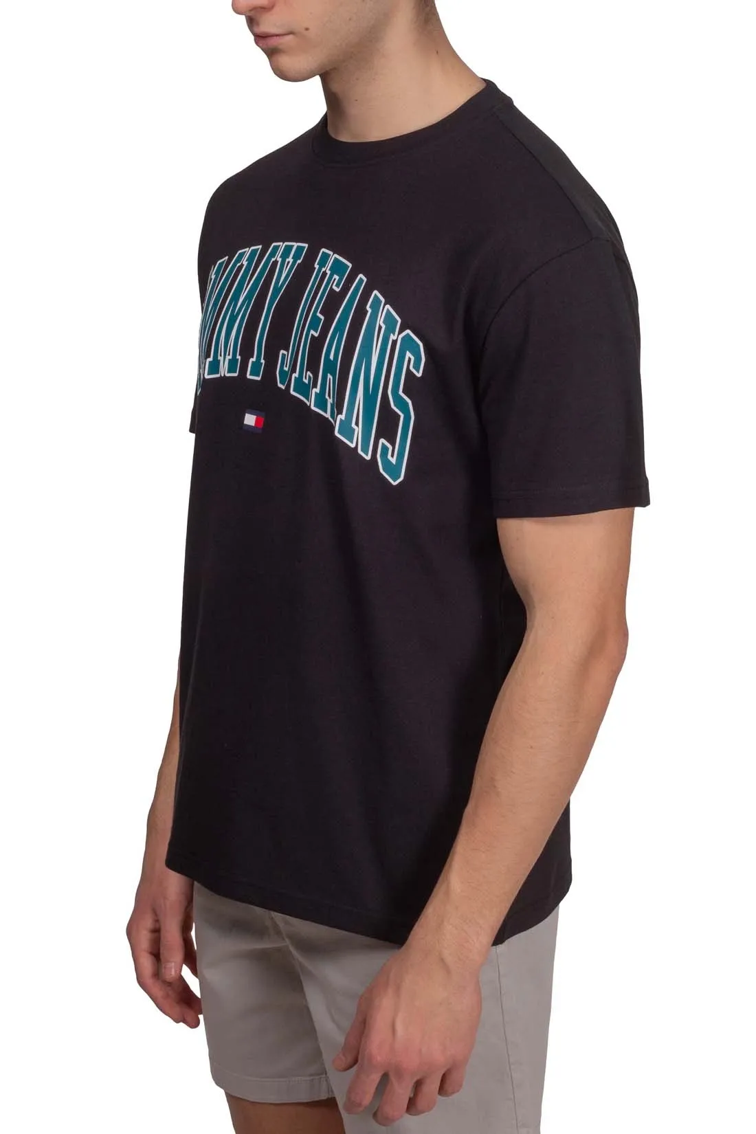 TOMMY JEANS T-shirt uomo relaxed con logo bold