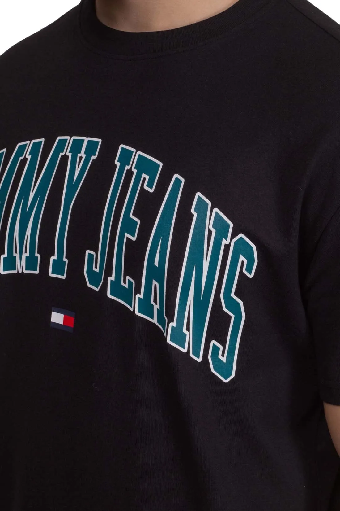 TOMMY JEANS T-shirt uomo relaxed con logo bold
