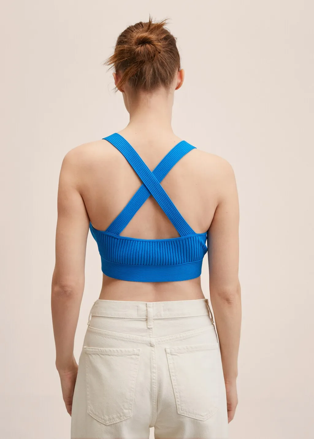 Top crop maglia